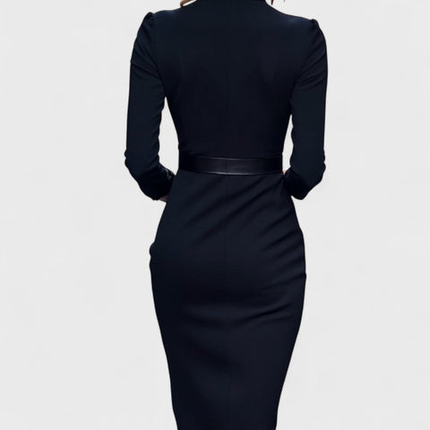 Emmett | Stylisches Herbst Kleid - Perfektes Female Fashion Outfit für Business und festliche Anlässe