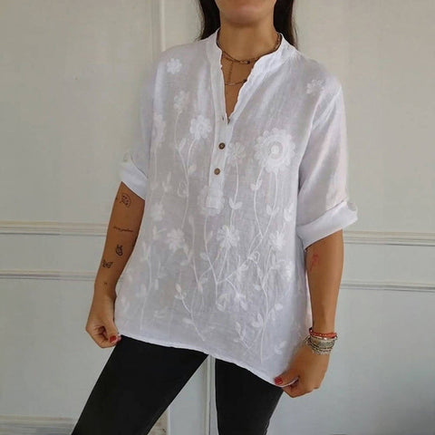 Elisha | Lässige Bluse mit Blumenmuster