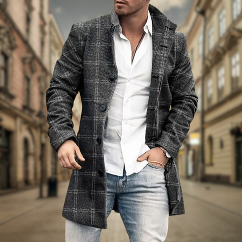Elias | Eleganter Wintermantel Herren - Perfekter Mantel für Business & Freizeit