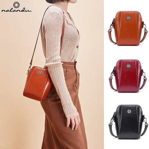 Nesha | Stylische Crossbody Handytasche Damen - Praktische Alltagstasche für unterwegs