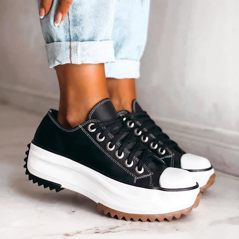 Ellen | Stylische Plateauschuhe Damen - Elegante Winter Plateauschuhe für Frauen