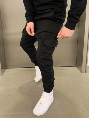 Stefan | Cargo Hose Business Casual - Bequeme Business Hose für Winteroutfit Herren