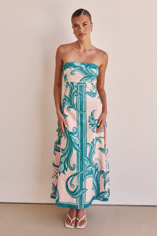 Maxikleid Zayna (rosa)