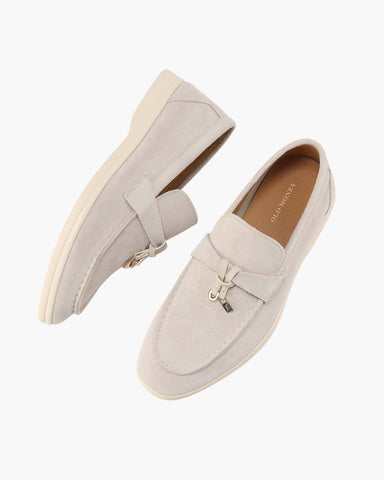 Ziva | Old Money Wildleder Damen-Loafer