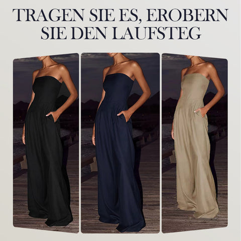 Kate | Ärmelloser Jumpsuit mit Taschen