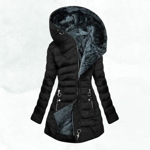 Wendy | Winterjacke Damen - Perfektes Winter Mode Outfit mit Fellfutter