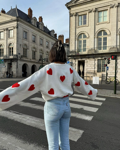 Regina | Modell 'All Hearts' Oversized-Pullover