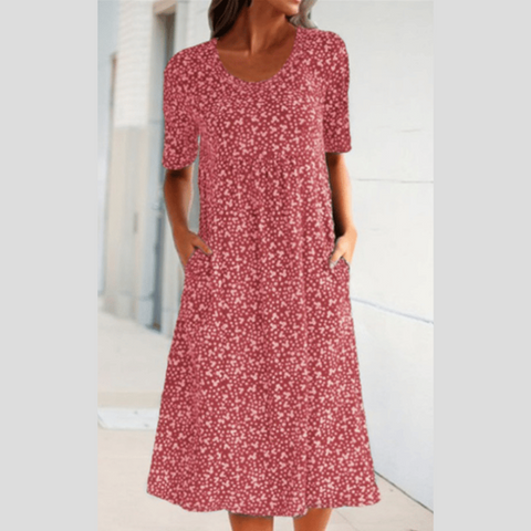 Zachariah | Elegantes Midikleid mit Blumenmuster