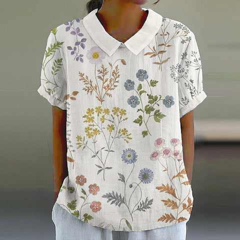 Paula | Lässige Bluse mit Blumenmuster
