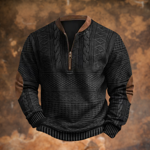 Alex™ Lässiger Pullover mit Reißverschluss