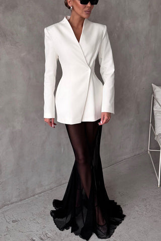 Lina | Stylisches Business Casual Top Damen - Elegantes V-Ausschnitt Top für Female Fashion