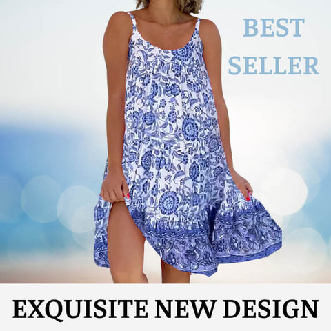 Stacie | Blumenkleid mit Weste