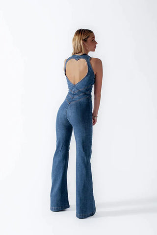 Phillia | Stylischer Denim Overall Damen - Elegant für Business Casual