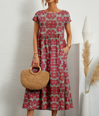 Lynda | Eleganter Blumenkleid