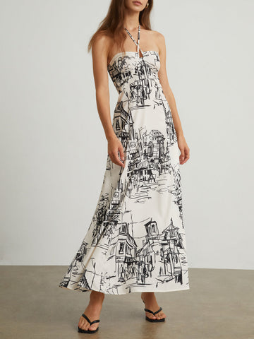 Nora | Halter Langes Kleid