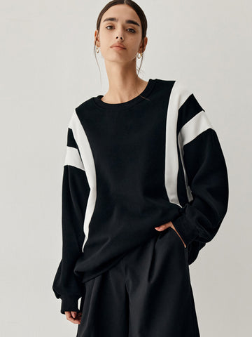Felix | Übergroßes Sweatshirt mit Seitenverkleidung