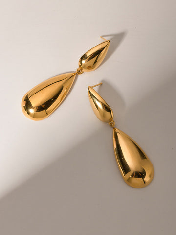 Eleganz | Doppelte Teardrop-Ohrringe
