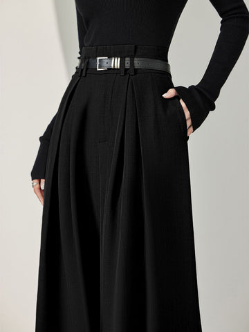 Clara | Elegante Plissierte Weitbein-Hosen