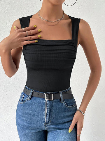 Clara | Elegantes Camisole mit quadratischem Ausschnitt