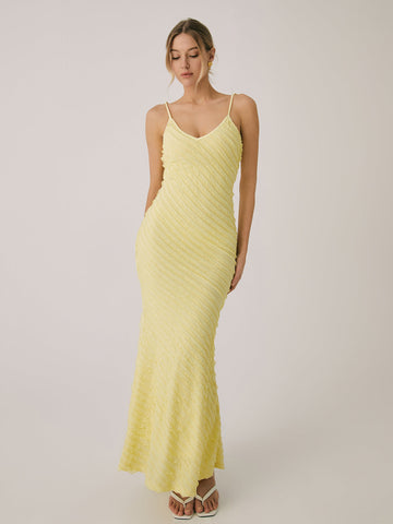 Clara | Elegantes rückenfreies Cami-Midikleid