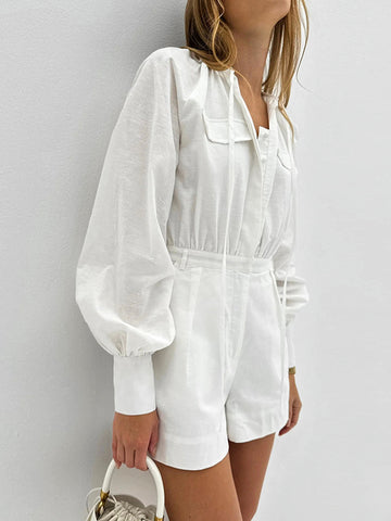 Max | Bequemer Baumwoll-Jumpsuit mit Taschen