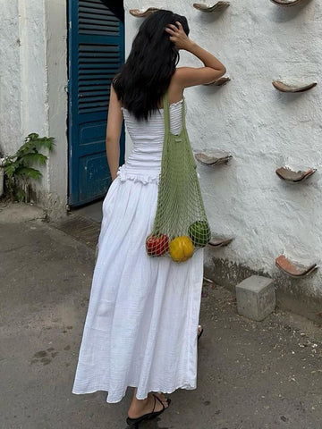 Marie | Elegantes Maxikleid aus Baumwollmischung