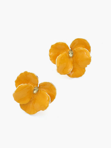 Clara | Funkelnde Blumenohrringe mit Rhinestones