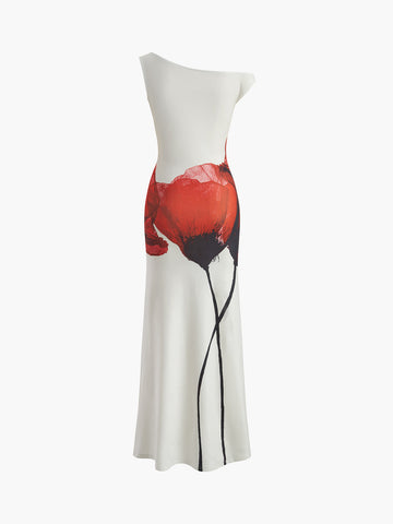 Clara | Elegantes asymmetrisches Maxikleid