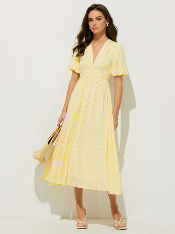 Clara | Stylisches Kleid - Elegantes Herbst Kleid für Damenmode