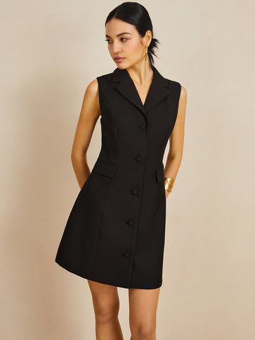 Clara | Elegantes Kurzkleid mit Kragen