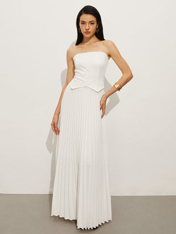 Clara | Elegantes Wickelkleid mit Falten