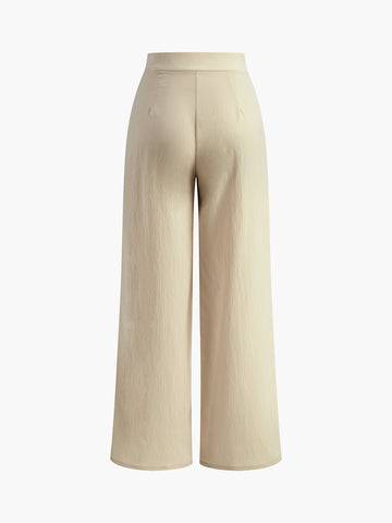 Leonie | Elegante Plissee-Hose mit weitem Bein