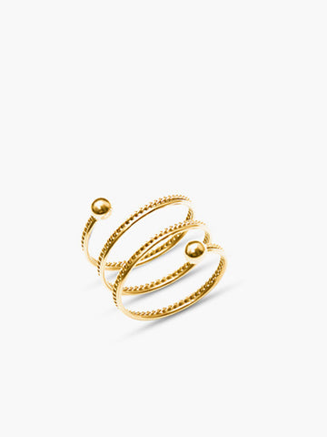 Tim Ring | Doppellagiger, drehbarer Ring aus Titanstahl