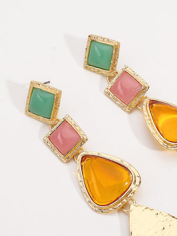 Clara | Geometric Drop Ohrringe