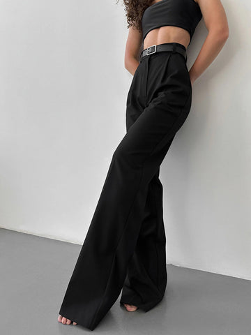 Maxine | Hochtaillierte Weite Beinhosen