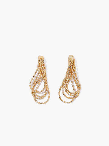 Leonie | Elegante Quasten-Ohrringe in Gold