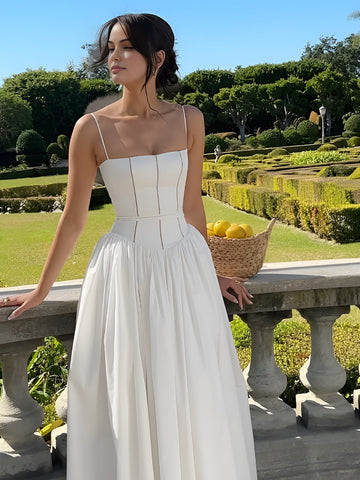 Serendipity Frenchy | Fließendes Midi-Kleid