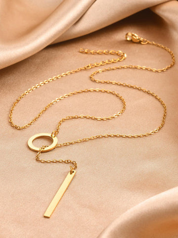 Leonie | Eleganter Lariat Bar Y Anhänger