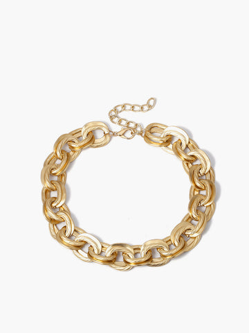 Samuel | Opulente Goldene Linkkette