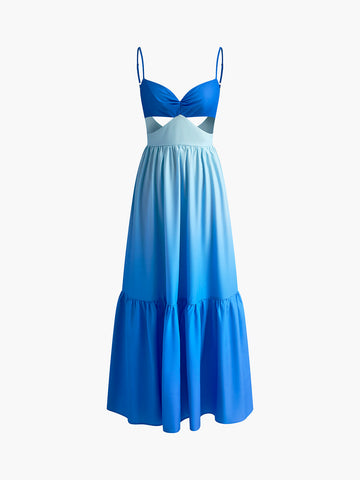 Clara | Elegantes rückenfreies Maxi-Cami-Kleid