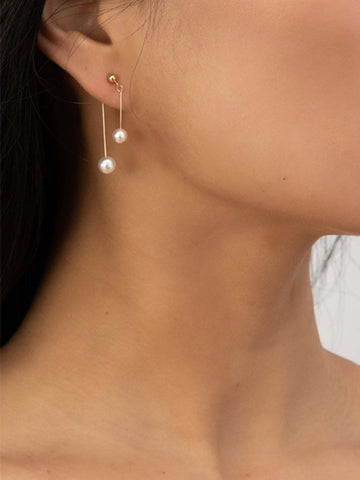 Romy | Elegante Perlenohrringe