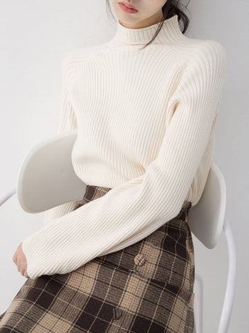 Lukas | Minimalistischer Gerippter Pullover