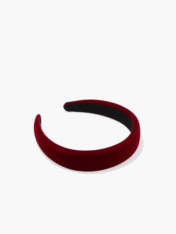Clara | Minimalistisches Vintage-Velours-Haarband