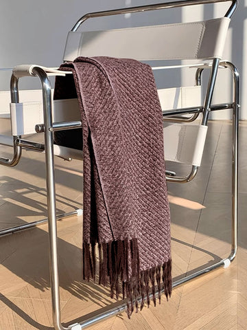Clara | Eleganter Utility Schal mit Fransen