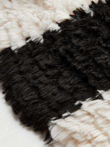 Leonie | Zweifarbiger Fuzzy Schal