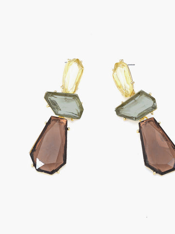 Clara | Vintage Geometrische Tropfohrringe