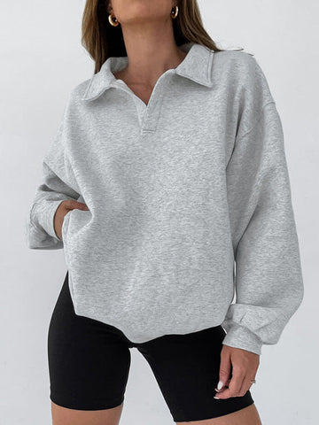 Felix | Minimalistisches Polo-Sweatshirt