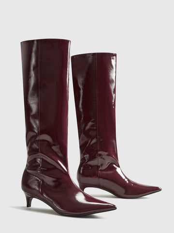Clara | Elegante spitze Kniehohe Stiefel