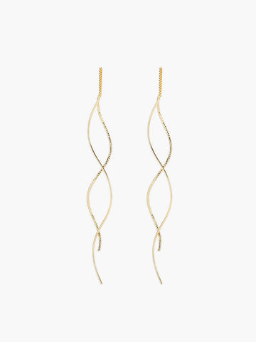 Livia | Spiral-Tassel-Ohrringe