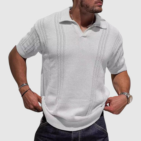 Max | Franco Bianchi Strick-Polohemd
